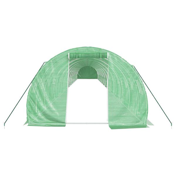 vidaXL Greenhouse Green Polyethylene (PE) Large Expandable Greenhouse