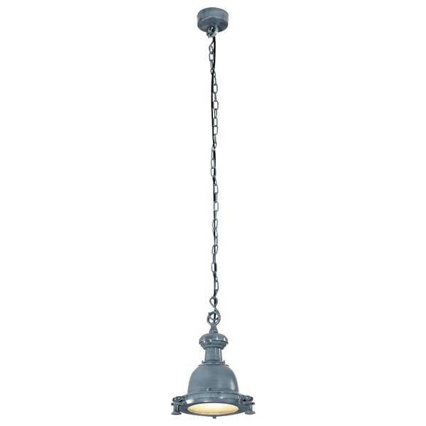 vidaXL Pendant Lighting Polished Grey Aluminum Medium Pendant Lighting