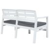 vidaXL Patio Bench Light Weight Garden Bench Rectangular Modern