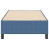 vidaXL Box Spring Bed Blue 35.4" x 78.7" Corduroy fabric