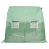 vidaXL Greenhouse Green Galvanized steel, PE mesh fabric 86.1 sq ft