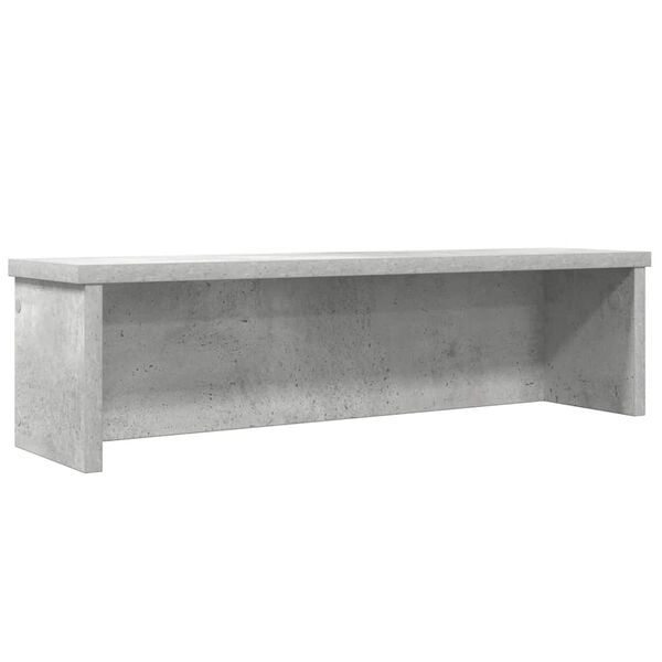 vidaXL Kitchen Rack Stackable Concrete Grey 19.7x5.9x6.3" Engineered Wood