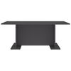 vidaXL Coffee Table Gray Engineered wood Medium Modern Coffee Table