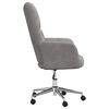 vidaXL Relaxing Chair Light Gray Velvet (100% polyester), steel Standard