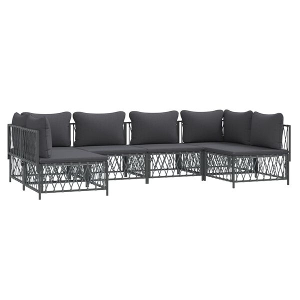 vidaXL Garden Lounge Set Anthracite