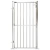 vidaXL Garden Gate 39.4" x 68.9" Stainless Steel