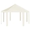 vidaXL Outdoor Gazebo Cream PA-coated polyester, powder-coated steel Large