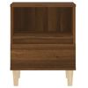 vidaXL Bedside Cabinet Brown oak Engineered wood 15.7 x 13.8 x 19.7 in