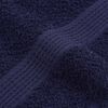 vidaXL Towel Set of 10 Navy blue 100% Cotton 39.4 x 78.7 in Towel