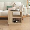 vidaXL Coffee Table Sonoma Oak Engineered Wood Compact Coffee Table