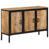 vidaXL Sideboard 41.3"x13.8"x27.6" Solid Rough Wood Mango