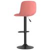 vidaXL Bar Stool Set of 2 Pink
