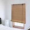 vidaXL Roller Blind Bamboo 55.1"x86.6" Brown