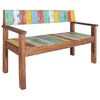 vidaXL Bench Multicolour Solid reclaimed wood (teak, mango, pine, beech)
