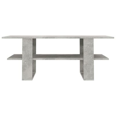 vidaXL Coffee Table Concrete Gray 43.3"x21.7"x16.5" Engineered Wood