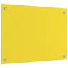 vidaXL Kitchen Backsplash Yellow 27.56 x 19.69 x 0.24 in