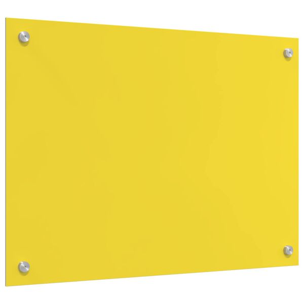 vidaXL Kitchen Backsplash Yellow 27.56 x 19.69 x 0.24 in