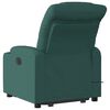 vidaXL Electric Stand Up Massage Recliner Chair Dark Green