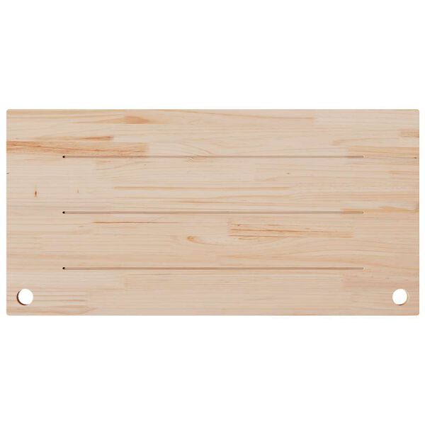 vidaXL Desk Top 43.3x21.7x1.0" Solid Wood Pine