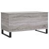 vidaXL Coffee Table Grey Sonoma Engineered wood, Metal Medium