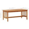 vidaXL Garden Lounge Set Natural Acacia Solid Acacia Wood 5 Piece Set