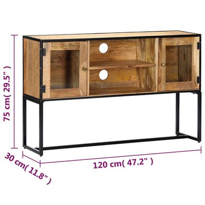 vidaXL TV Stand 47.2"x11.8"x29.5" Solid Wood Reclaimed