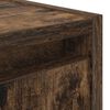 vidaXL Wall-mounted Bedside Cabinet Smoked oak Engineered wood Medium