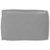 vidaXL Pallet Cushion Set 3 pcs Gray 120 x 50 x 12 cm Oxford Fabric