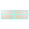 vidaXL Inflatable Gymnastics Mat with Pump 118.1"x39.3"x3.9" PVC Green