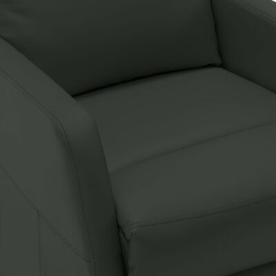 vidaXL Recliner Anthracite Faux Leather
