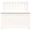 vidaXL Bench White Solid Pine Wood Medium Bench Rectangular Rustic
