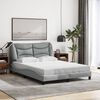 vidaXL Bed Frame Light grey