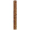 vidaXL Shoe Cabinet Smoked Oak 23.2x6.7x59.1" Engineered Wood