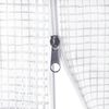 vidaXL Greenhouse White Polyethylene (PE), Galvanized Steel Large