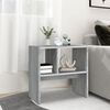 vidaXL Side Table Grey Sonoma Engineered wood 19.7x11.8x19.7 in