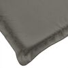 vidaXL Highback Chair Cushion Set of 6 Melange dark grey 100% polyester