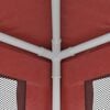 vidaXL Party Tent with 4 Mesh Sidewalls Red 9.8'x13.1' HDPE