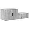 vidaXL Storage Cabinet 2 pcs Grey Sonoma 40.55 x 16.14 x 15.75 in