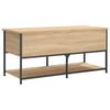 vidaXL Storage Bench Sonoma oak Engineered wood, metal 39.4 in