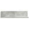 vidaXL Wall Shelf Concrete gray Engineered wood Medium Reversible