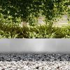 vidaXL Lawn Edging 30 pcs Silver 100 x 0.05 x 20 cm Galvanised Steel