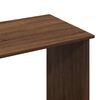 vidaXL Desk Brown Oak Engineered Wood Compact Stylish Design Desk