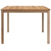 vidaXL Dining Table Teak Fine sanded teak hardwood Medium Durable