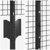 vidaXL Fence and Post Grey 3.94 x 164.04 ft Steel
