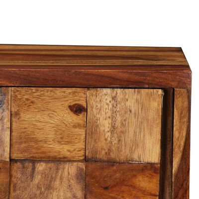 vidaXL TV Stand Solid Wood Sheesham with Honey Finish 55.1"x11.8"x15.7"