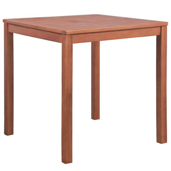 vidaXL Garden Table Brown 31.5" x 31.5" x 29.1" solid acacia wood