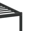 vidaXL Bed Frame Sonoma Oak Engineered wood and steel Twin Bed Frame