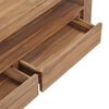 vidaXL TV Cabinet Natural Teak Solid Teak Wood 47.2 x 11.8 x 15.7 in