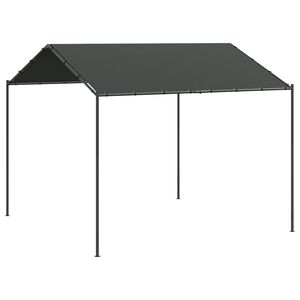 vidaXL Canopy Tent Anthracite Powder-coated steel, Polyester with PA coating
