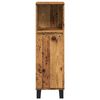 vidaXL Bathroom Cabinet Old wood Engineered wood, iron Tall